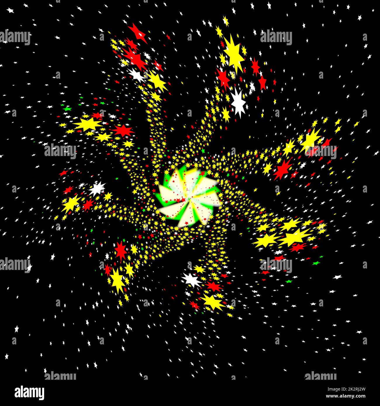 Ruota a perno, torsione abstract Foto Stock