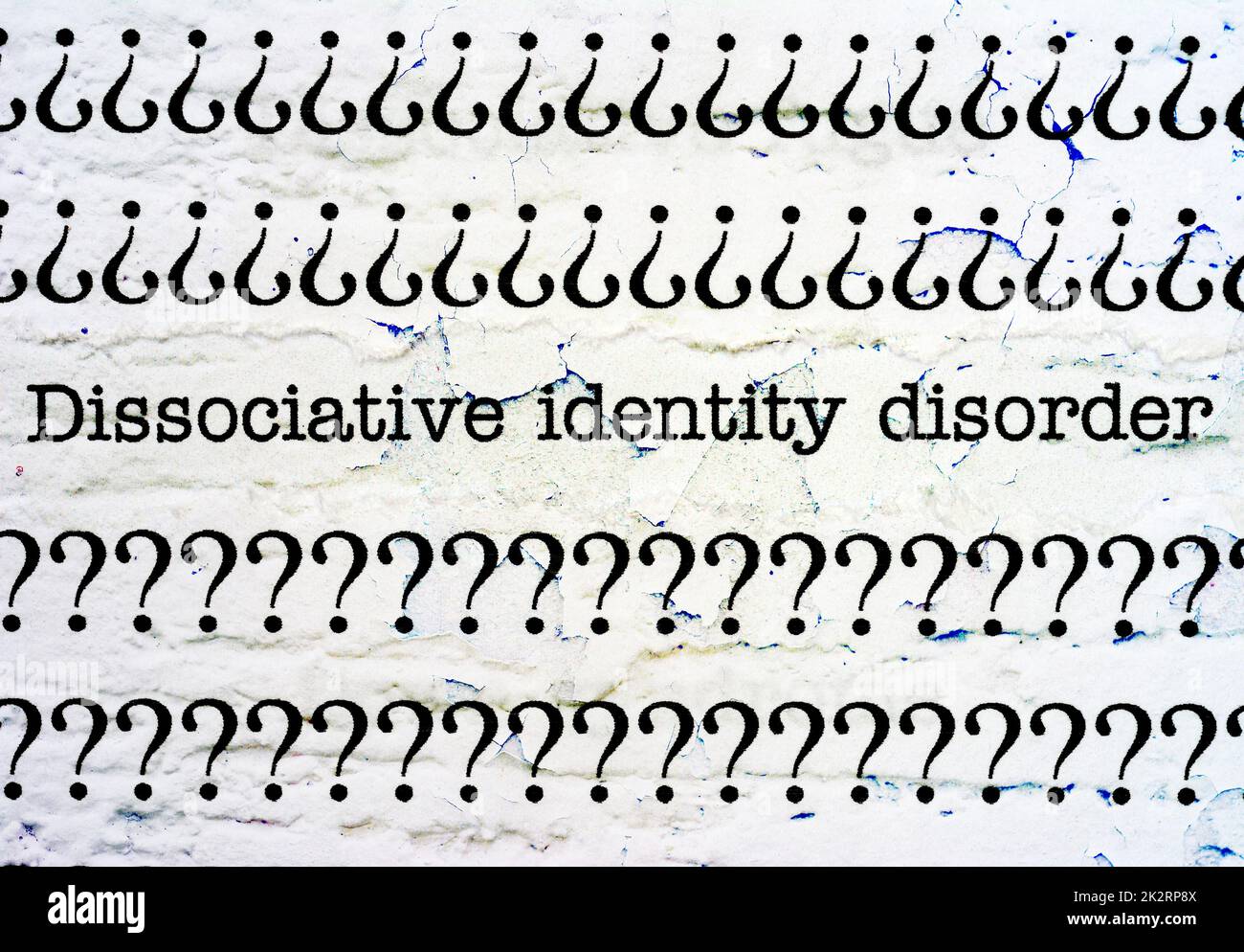 Disturbo dissociativo dell'identità Foto Stock