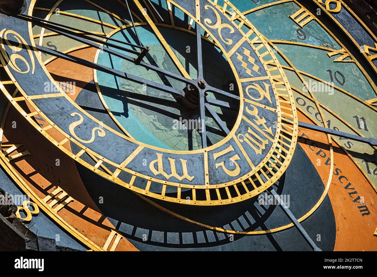 L'orologio astronomico di Praga Foto Stock