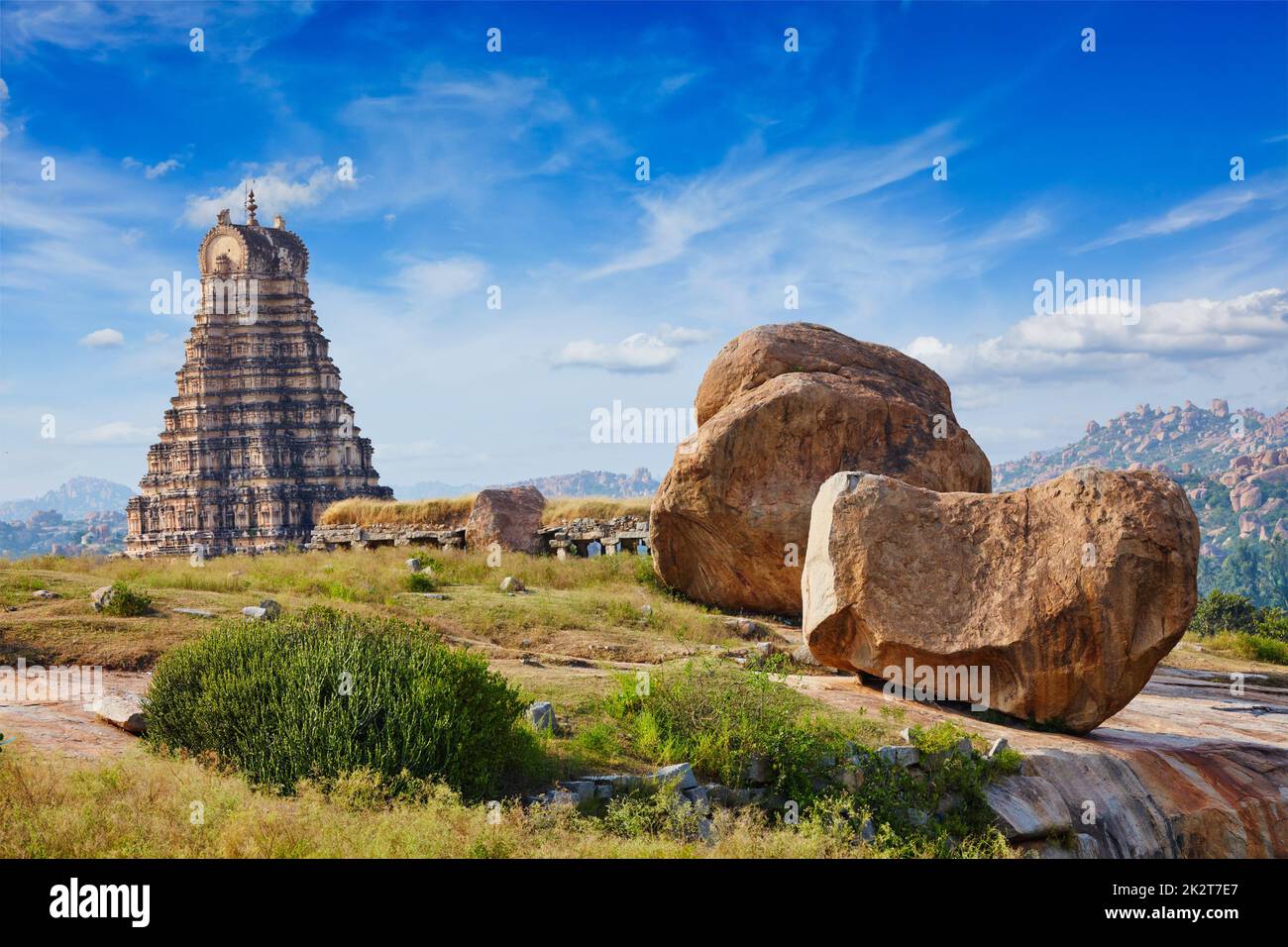 Tempio di Virupaksha. Hampi, Karnataka, India Foto Stock