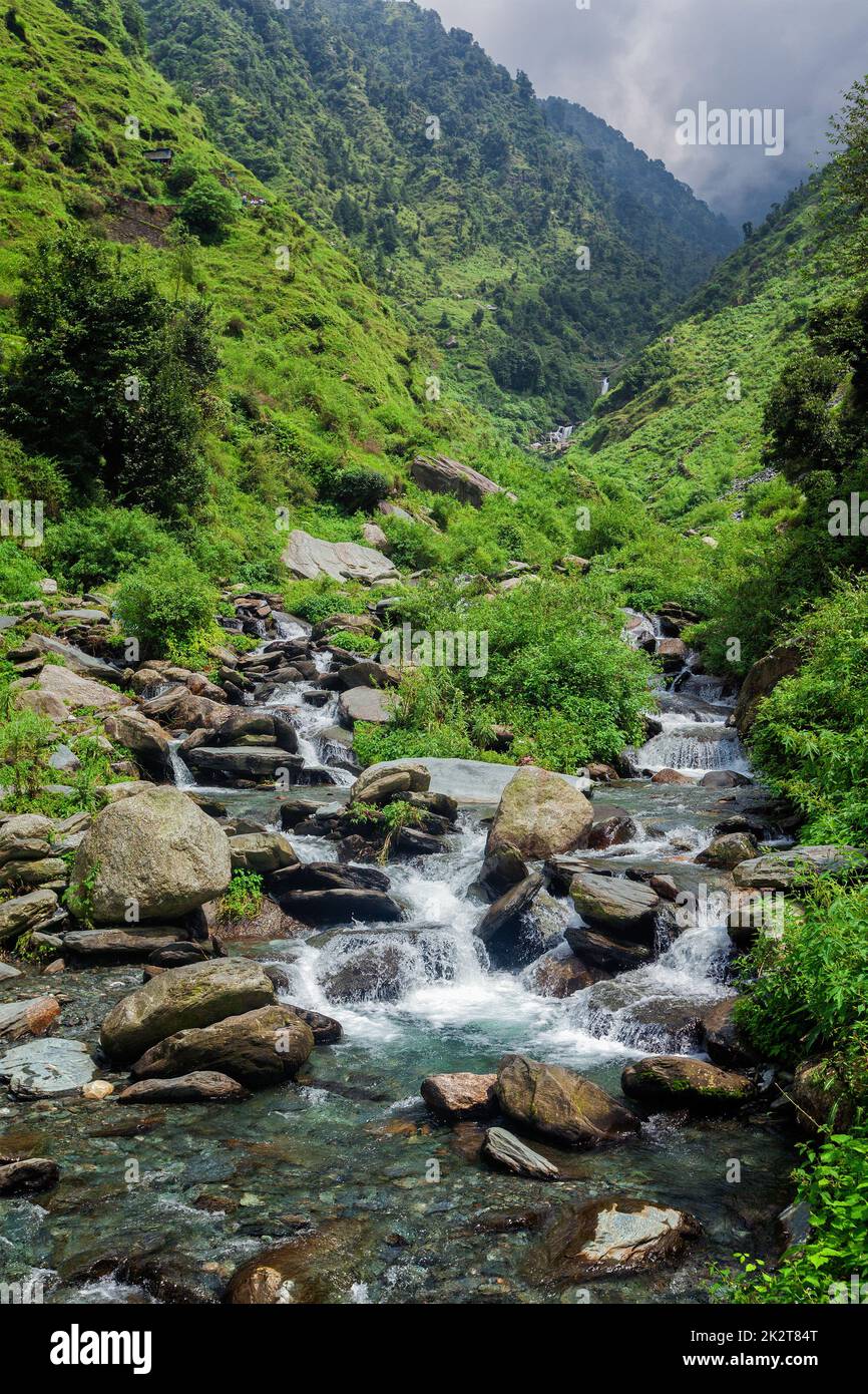 Bagsu Nag cascata Foto Stock