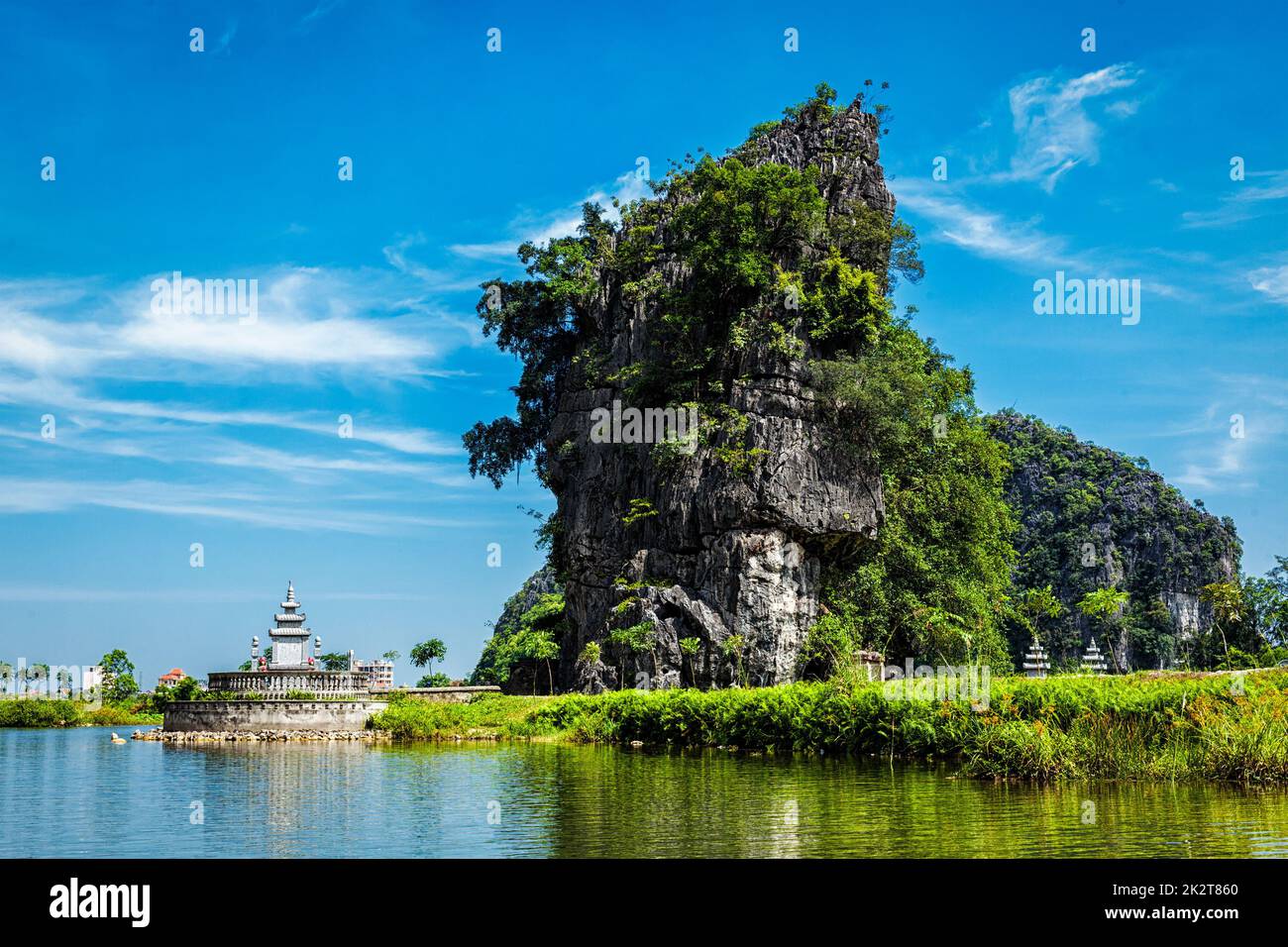 Tam Coc destinazione turistica in Vietnam Foto Stock