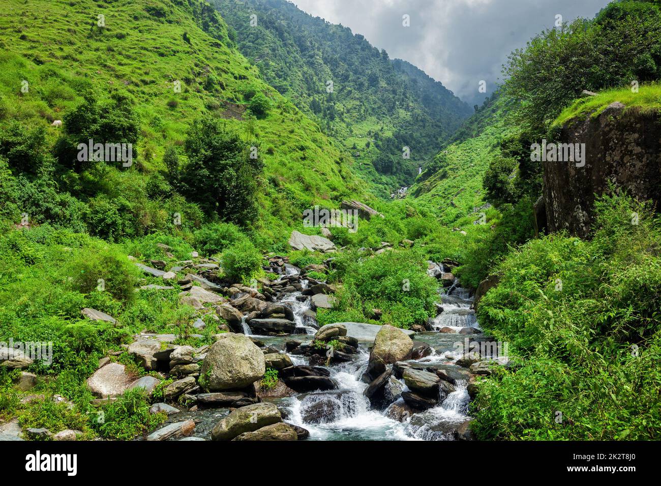 Bagsu Nag cascata Foto Stock