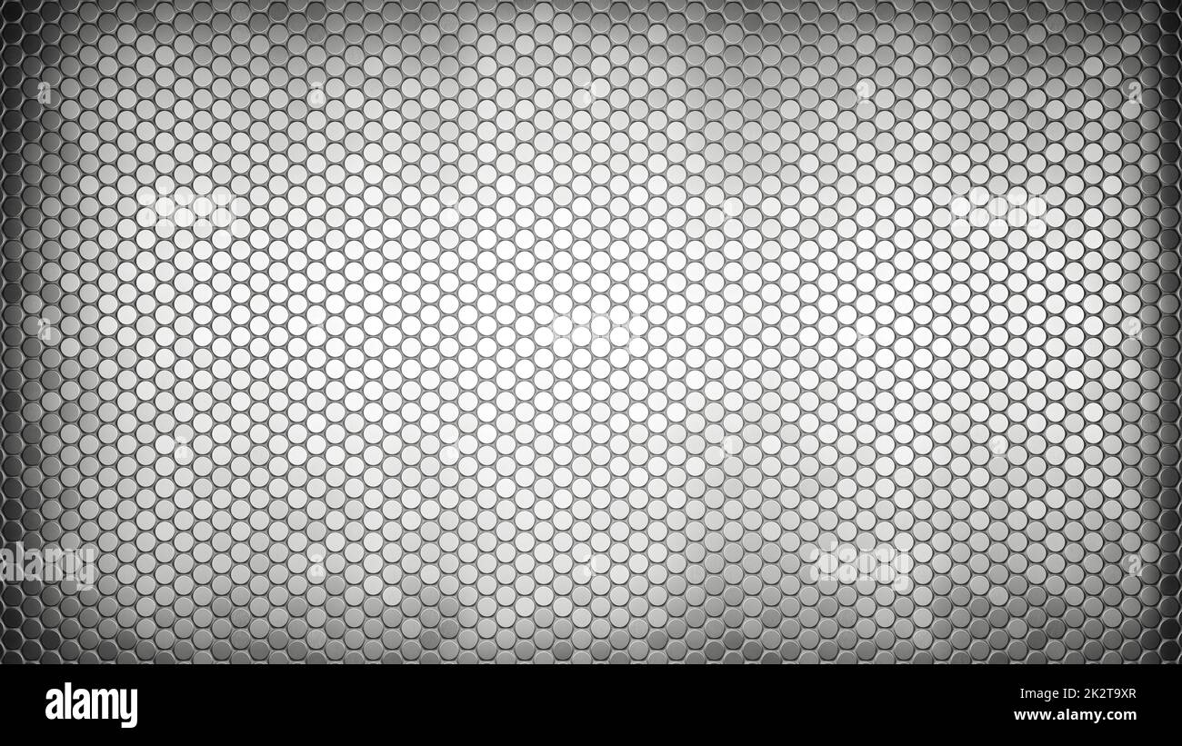 Sfondo esagonale futuristico e tecnologico. rendering 3d Foto Stock