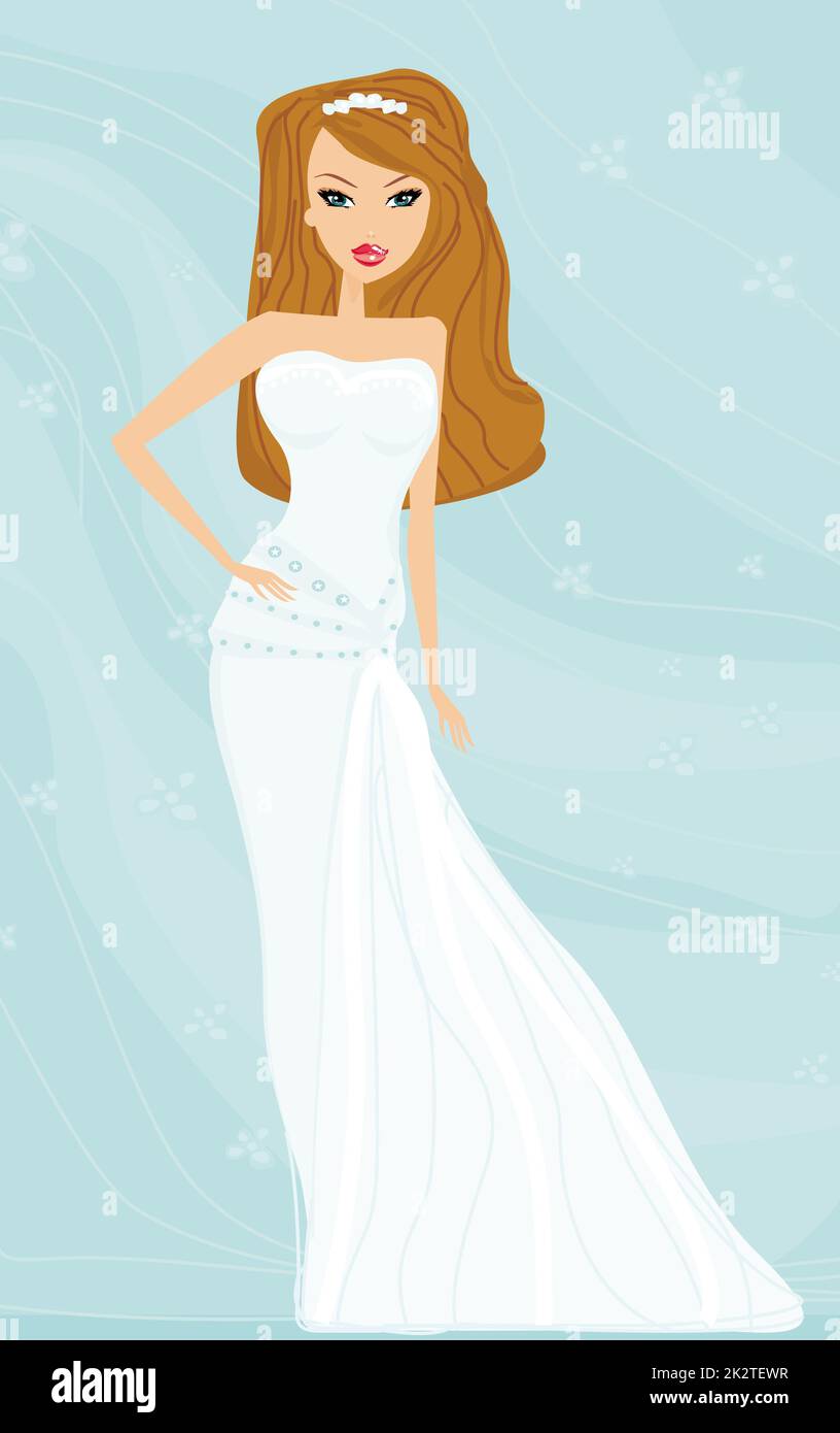 Bella sposa Foto Stock