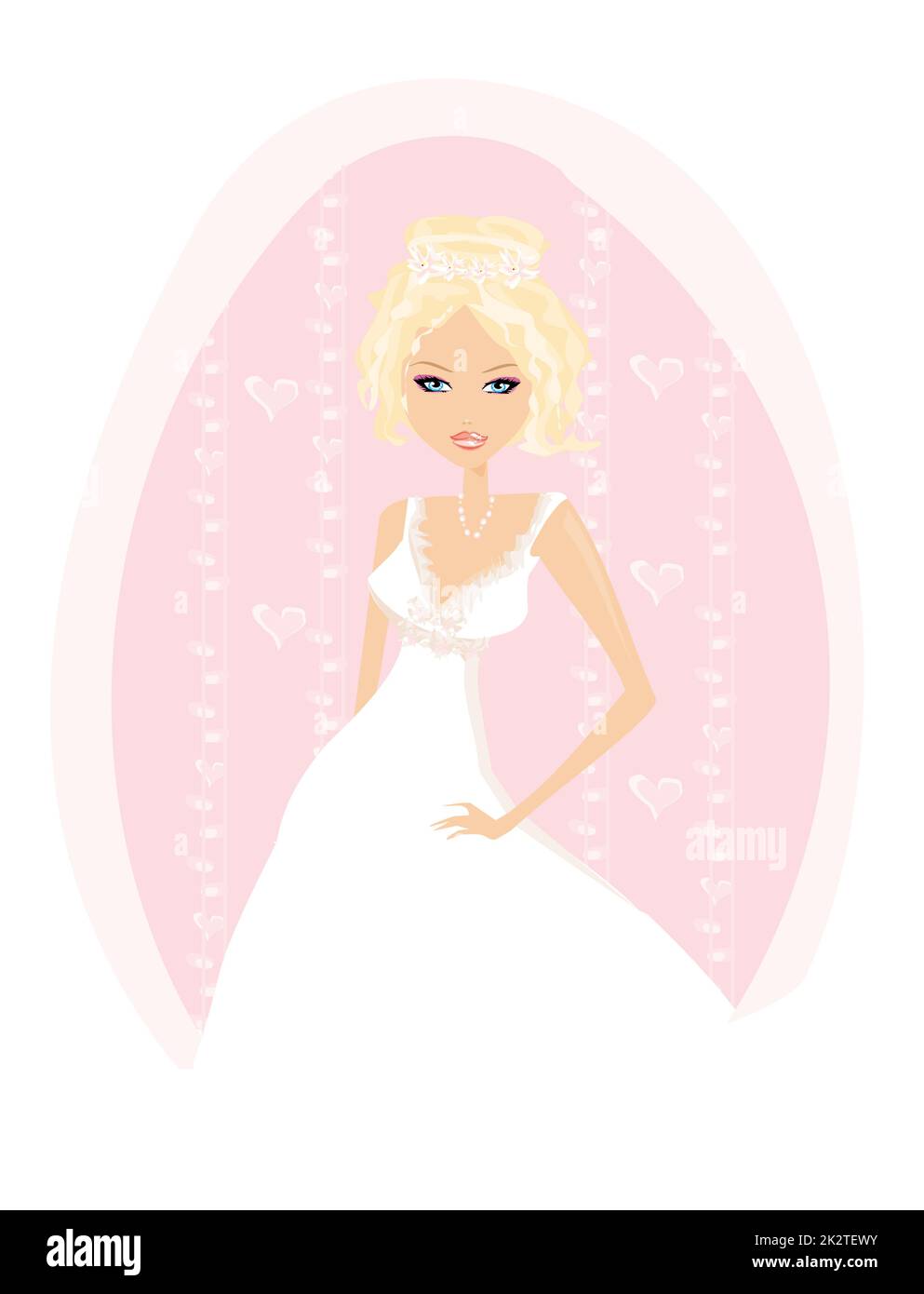 Bella sposa Foto Stock