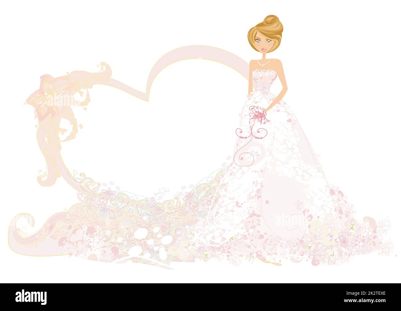 Bella sposa Foto Stock