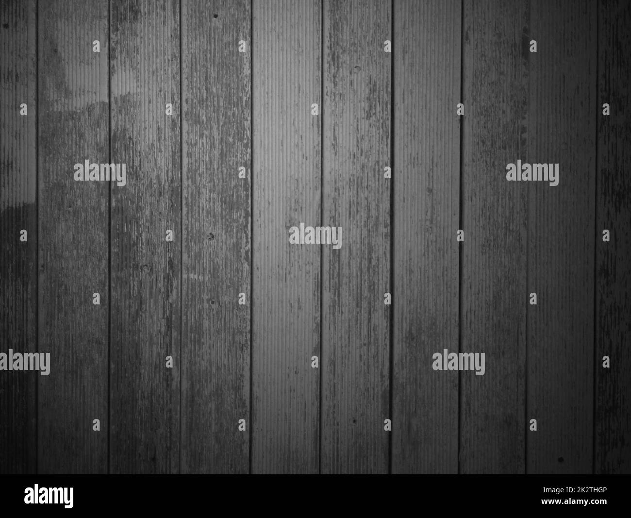 Sfondo grigio nero tavole - parete di legno Foto Stock