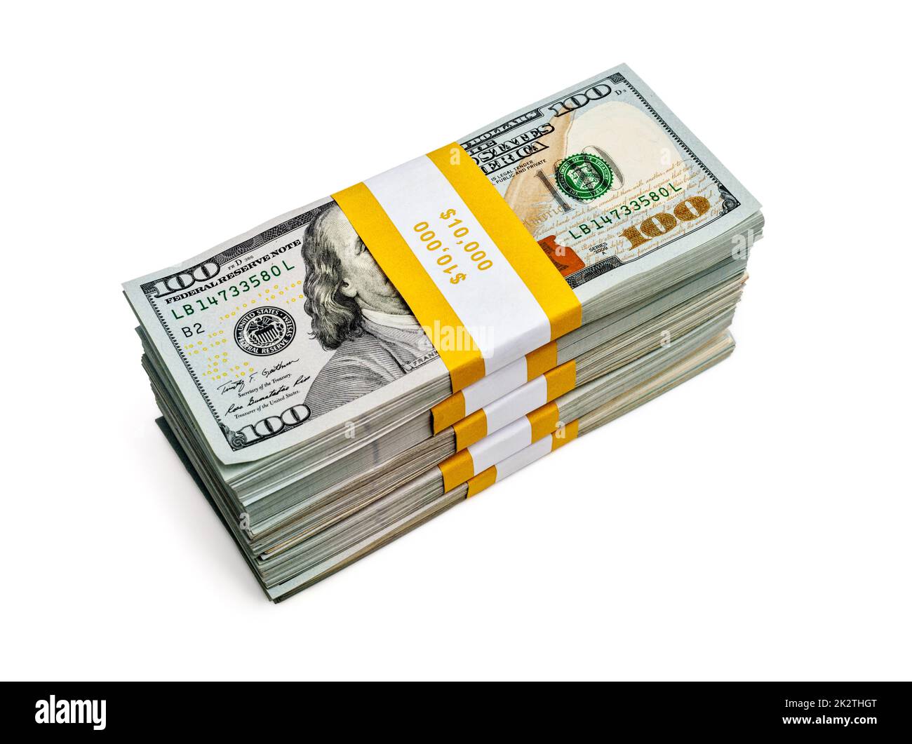 Pacchetti di 100 dollari US 2013 edizione banconote Foto Stock