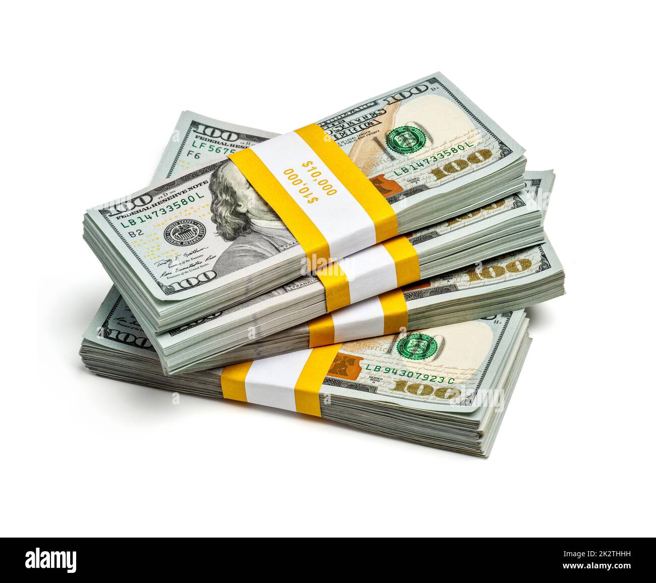 Pacchetti di 100 dollari US 2013 edizione banconote Foto Stock