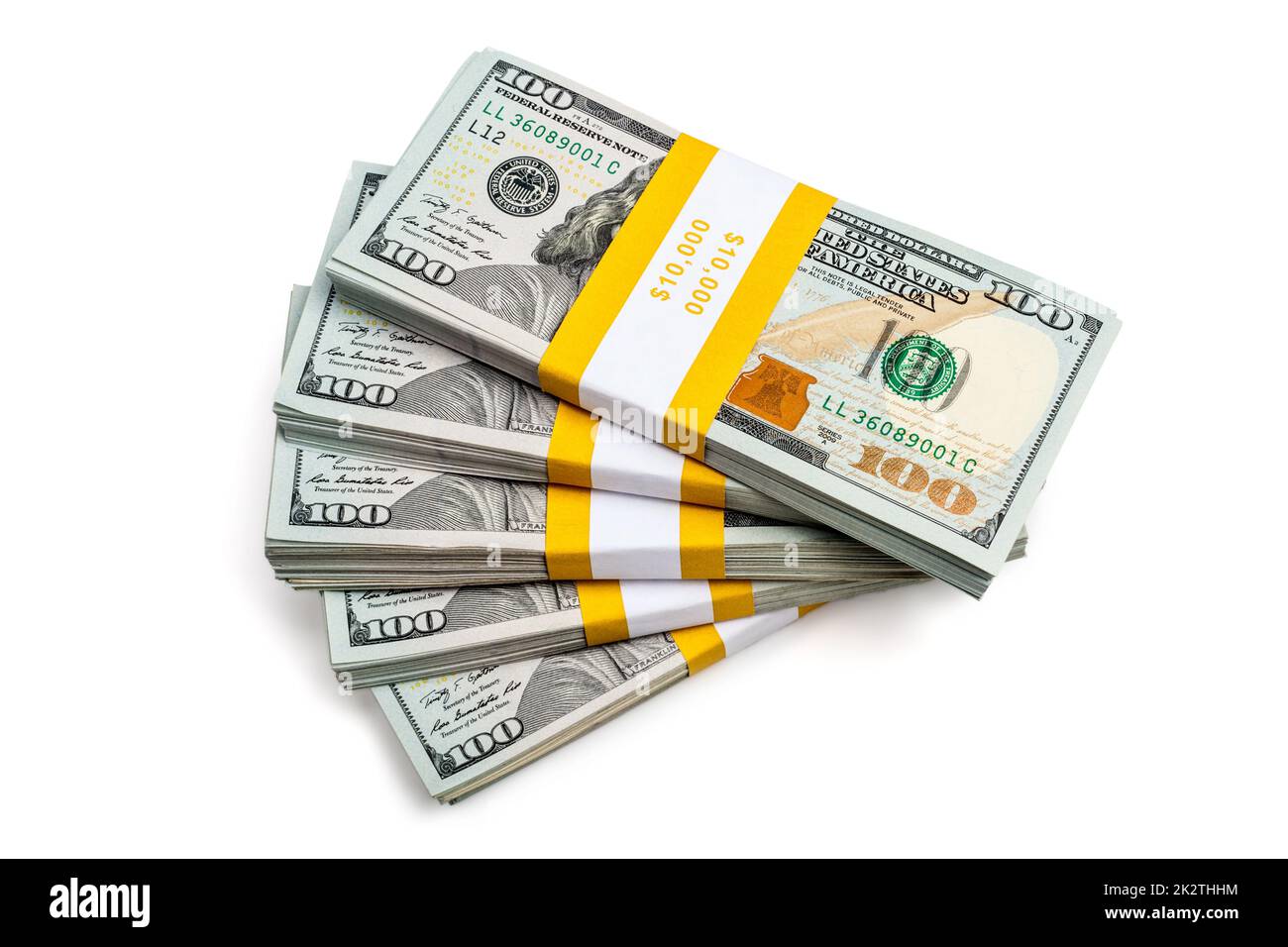 Pacchetti di 100 dollari US 2013 edizione banconote Foto Stock