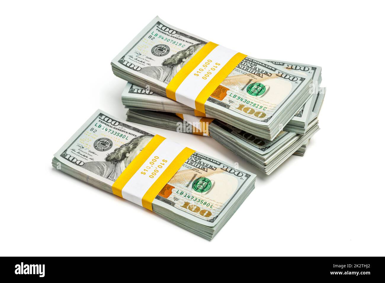 Pacchetti di 100 dollari US 2013 edizione banconote Foto Stock