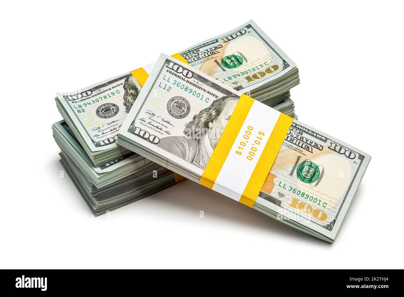Pacchetti di 100 dollari US 2013 edizione banconote Foto Stock