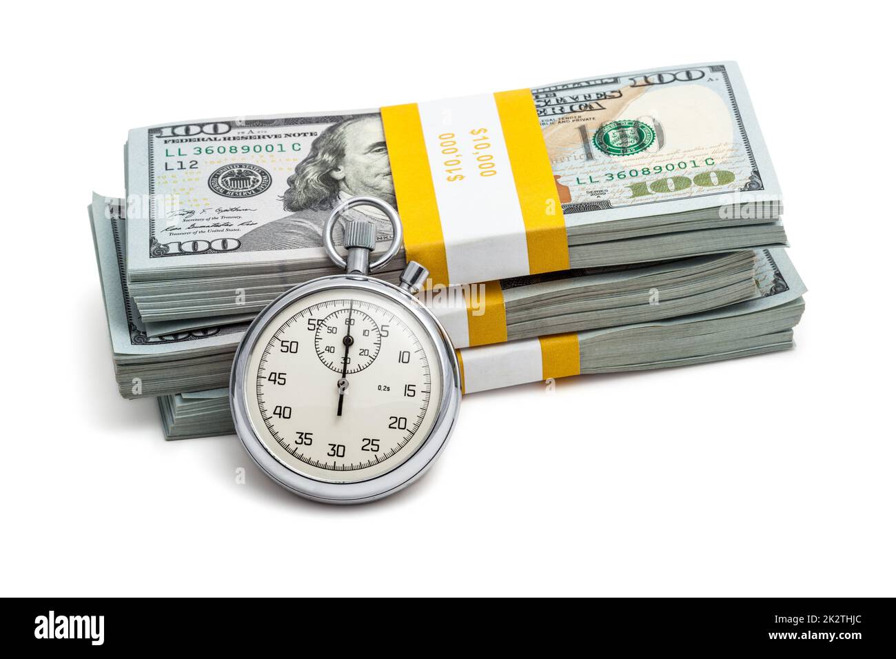 Il tempo è denaro Foto Stock