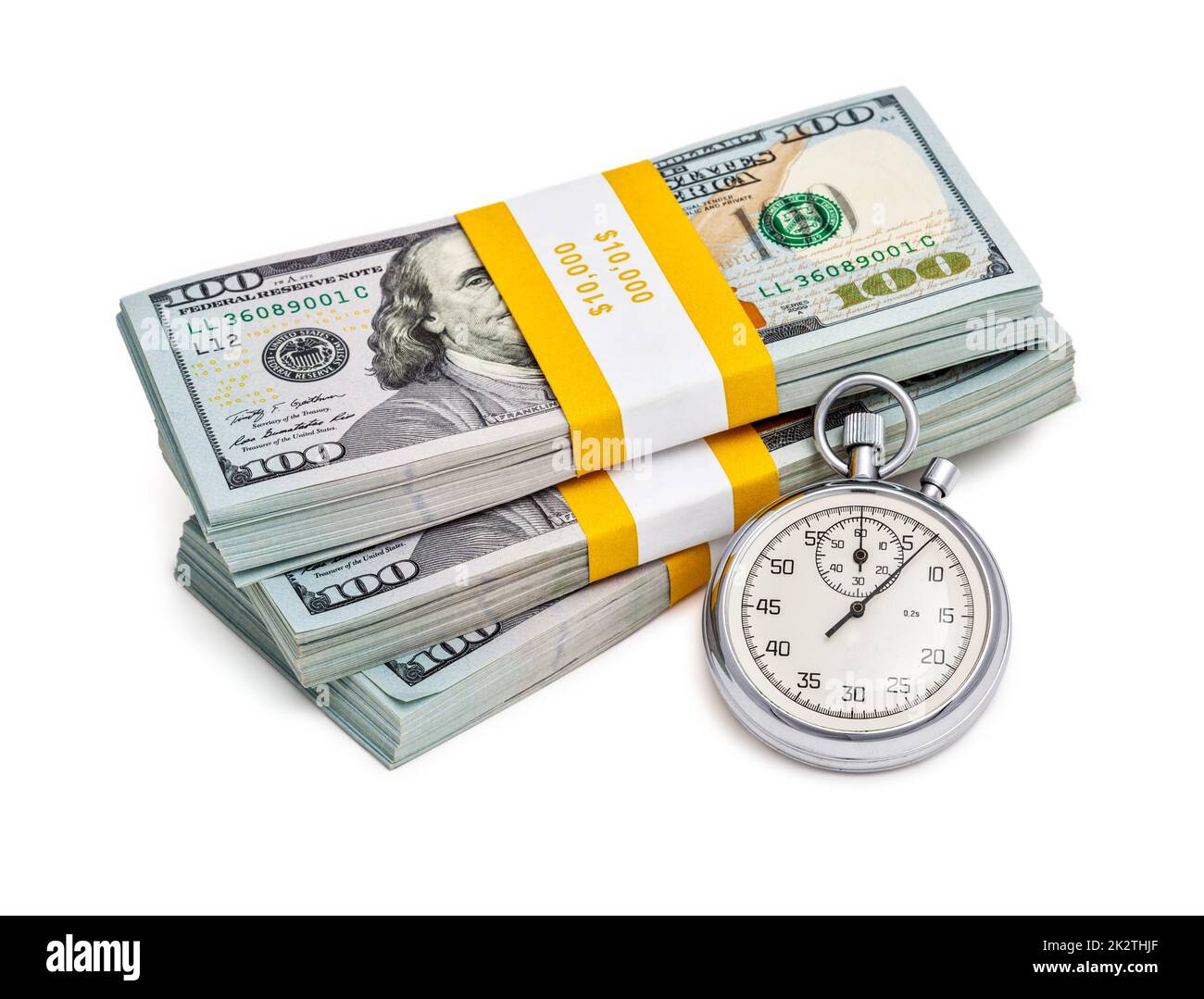 Il tempo è denaro Foto Stock