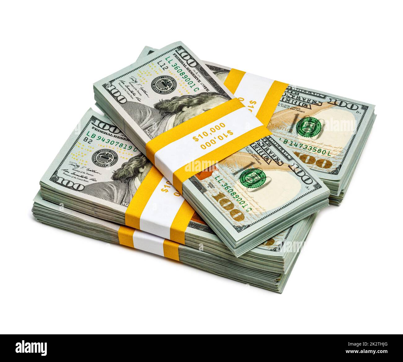 Pacchetti di 100 dollari US 2013 edizione banconote Foto Stock