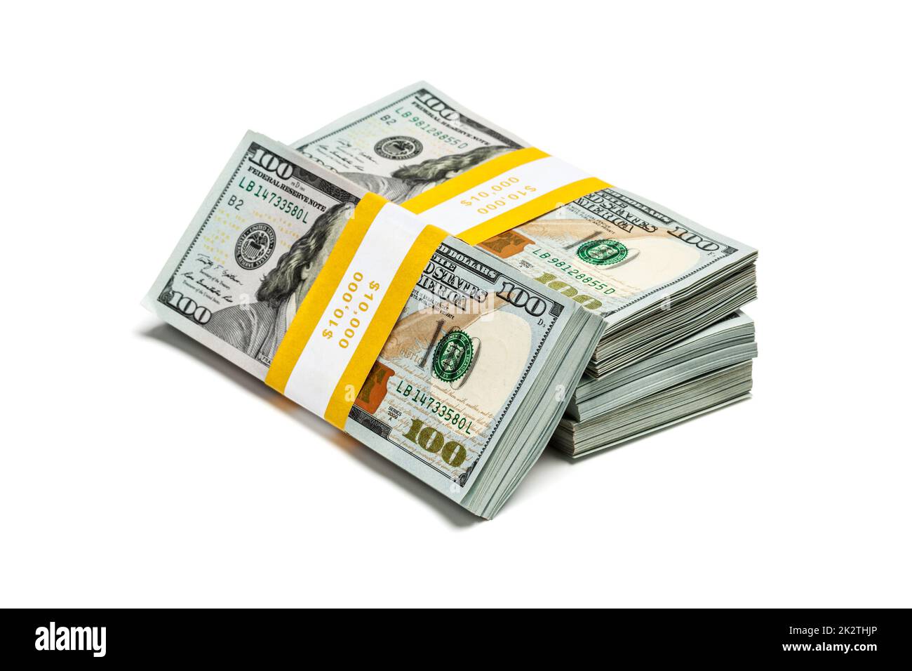 Pacchetti di 100 dollari US 2013 edizione banconote Foto Stock