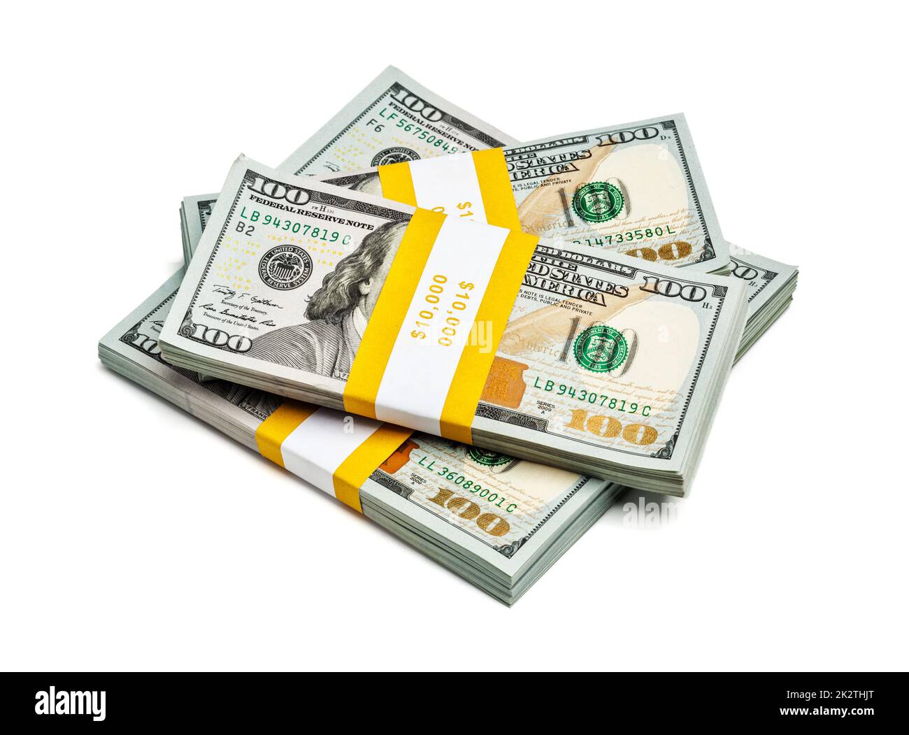 Pacchetti di 100 dollari US 2013 edizione banconote Foto Stock