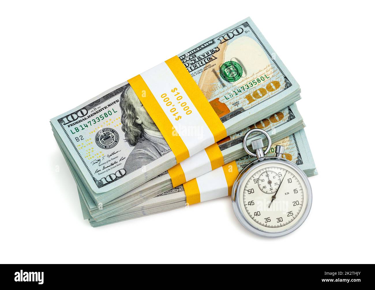 Il tempo è denaro Foto Stock