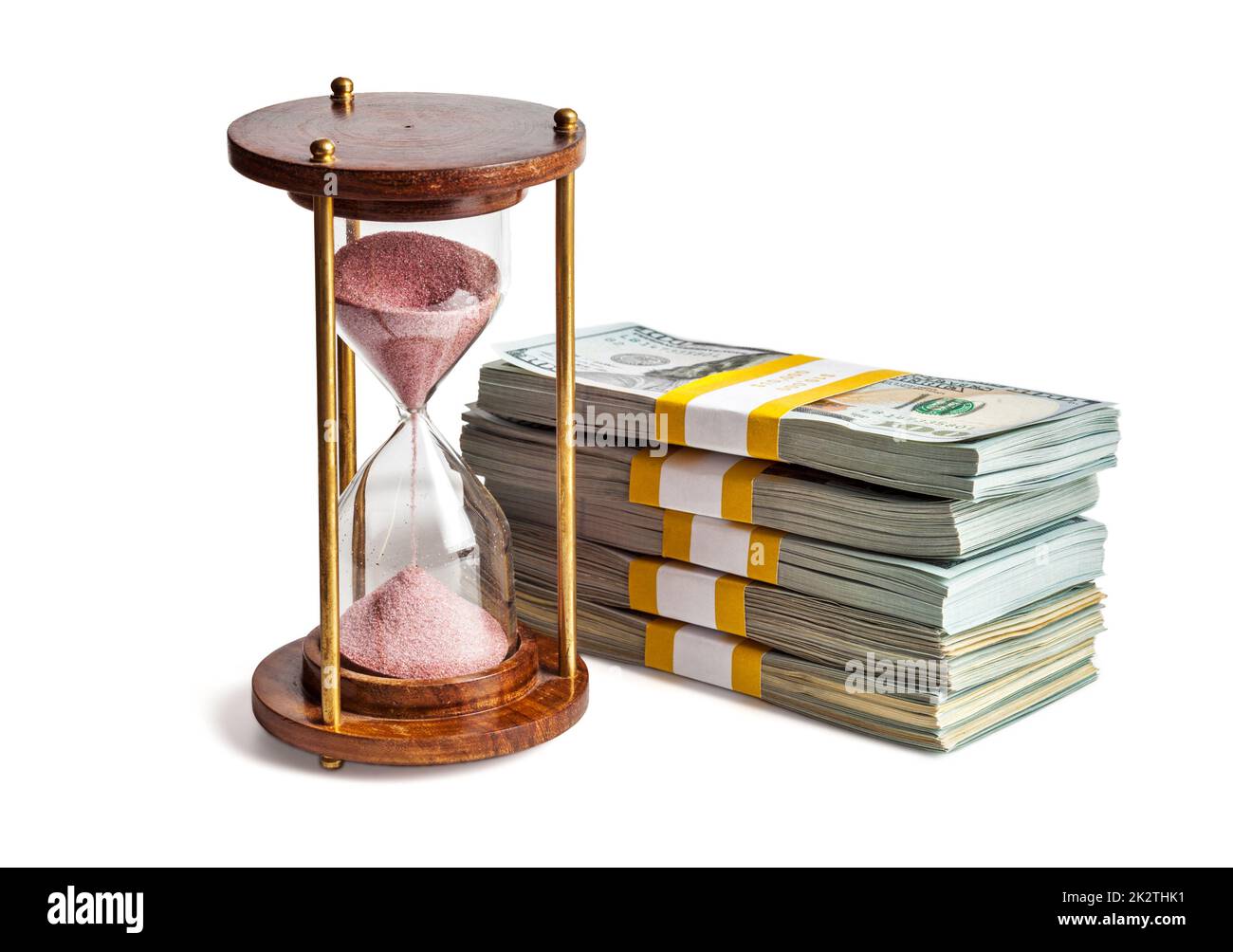 Il tempo è denaro Foto Stock