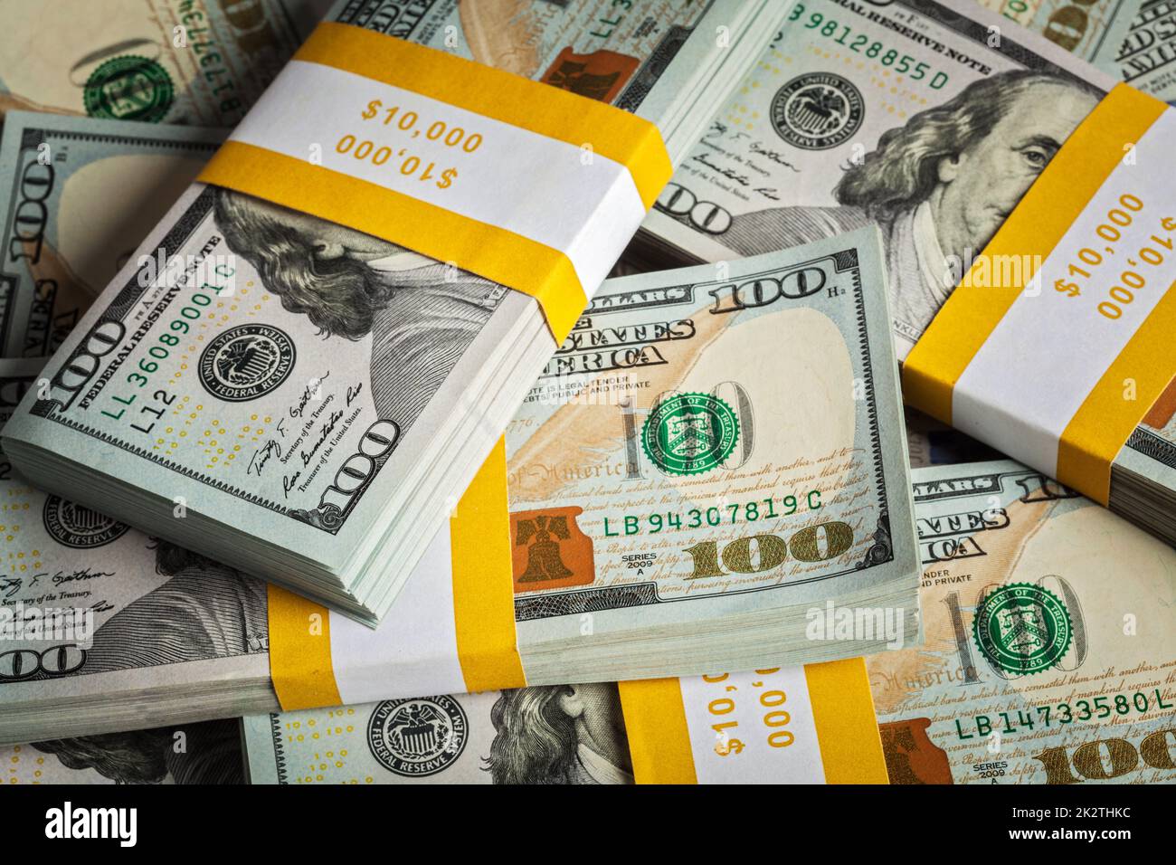 Background di nuovi 100 dollari US $ 2013 fatture Foto Stock