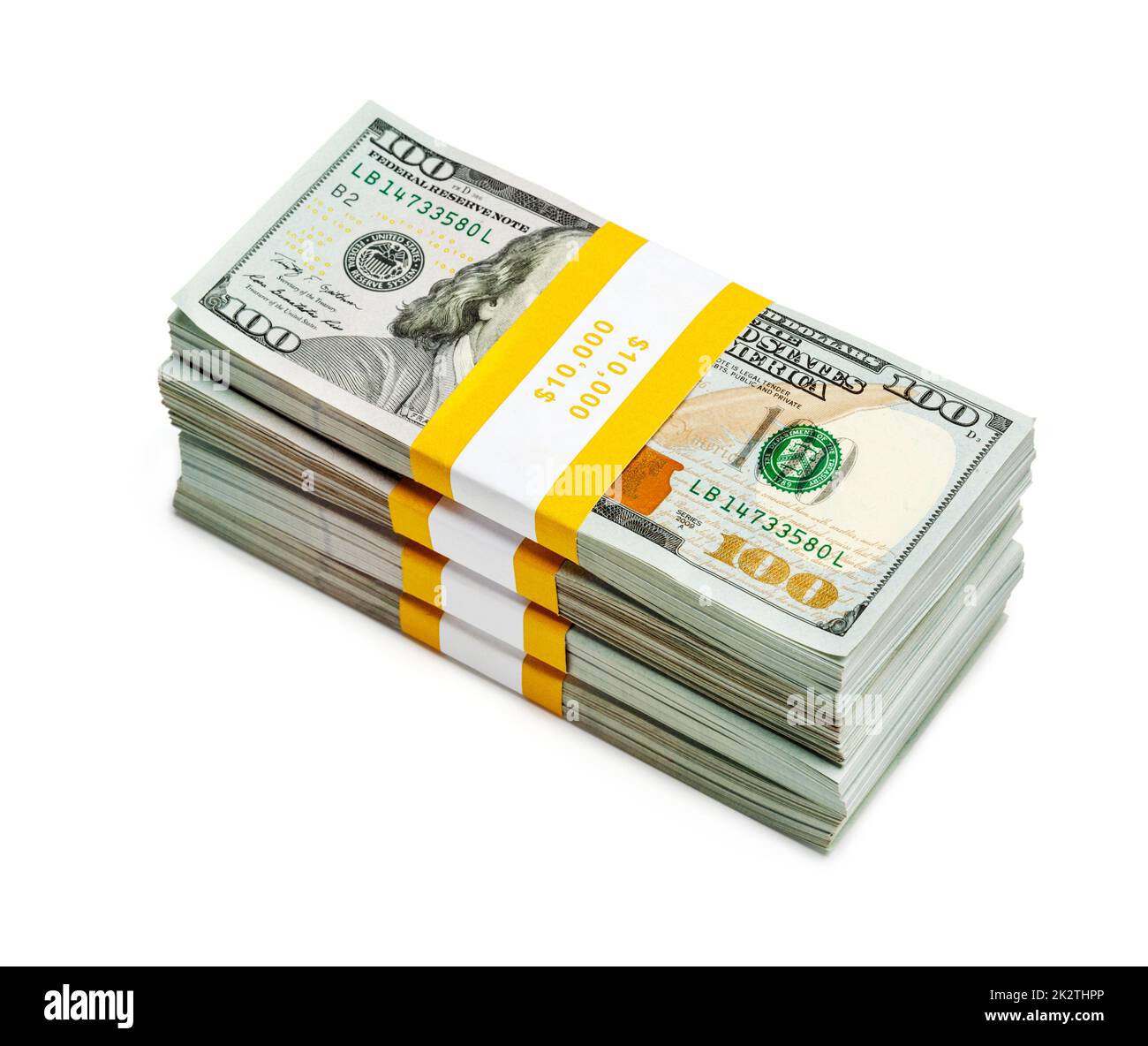 Pacchetti di 100 dollari US 2013 edizione banconote Foto Stock