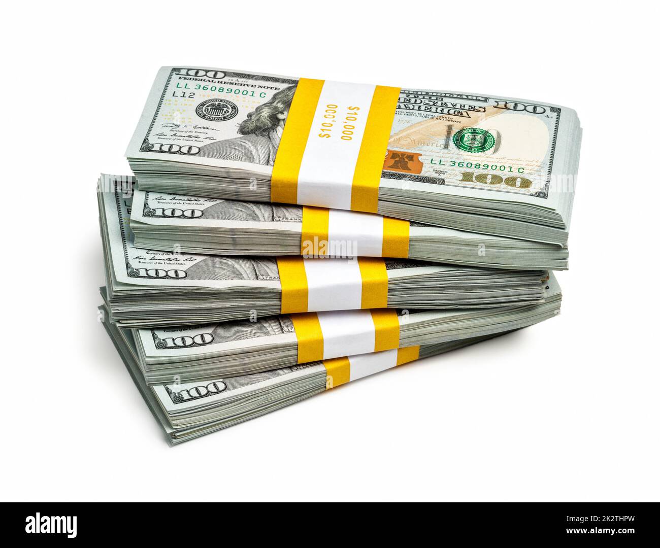 Pacchetti di 100 dollari US 2013 edizione banconote Foto Stock