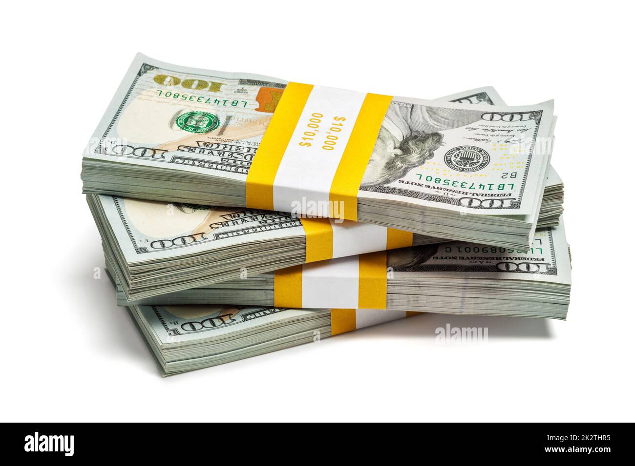 Pacchetti di 100 dollari US 2013 edizione banconote Foto Stock