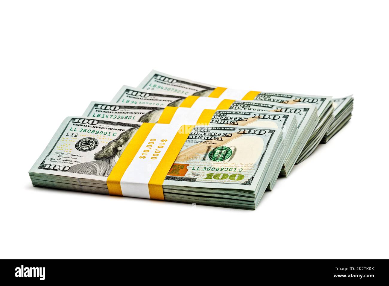 Pacchetti di 100 dollari USA 2013 banconote fatture Foto Stock