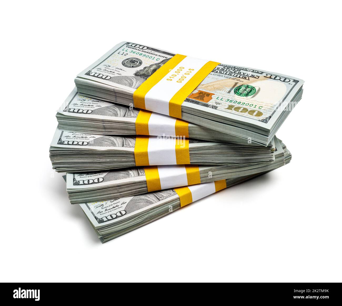 Pacchetti di 100 dollari US 2013 edizione banconote Foto Stock