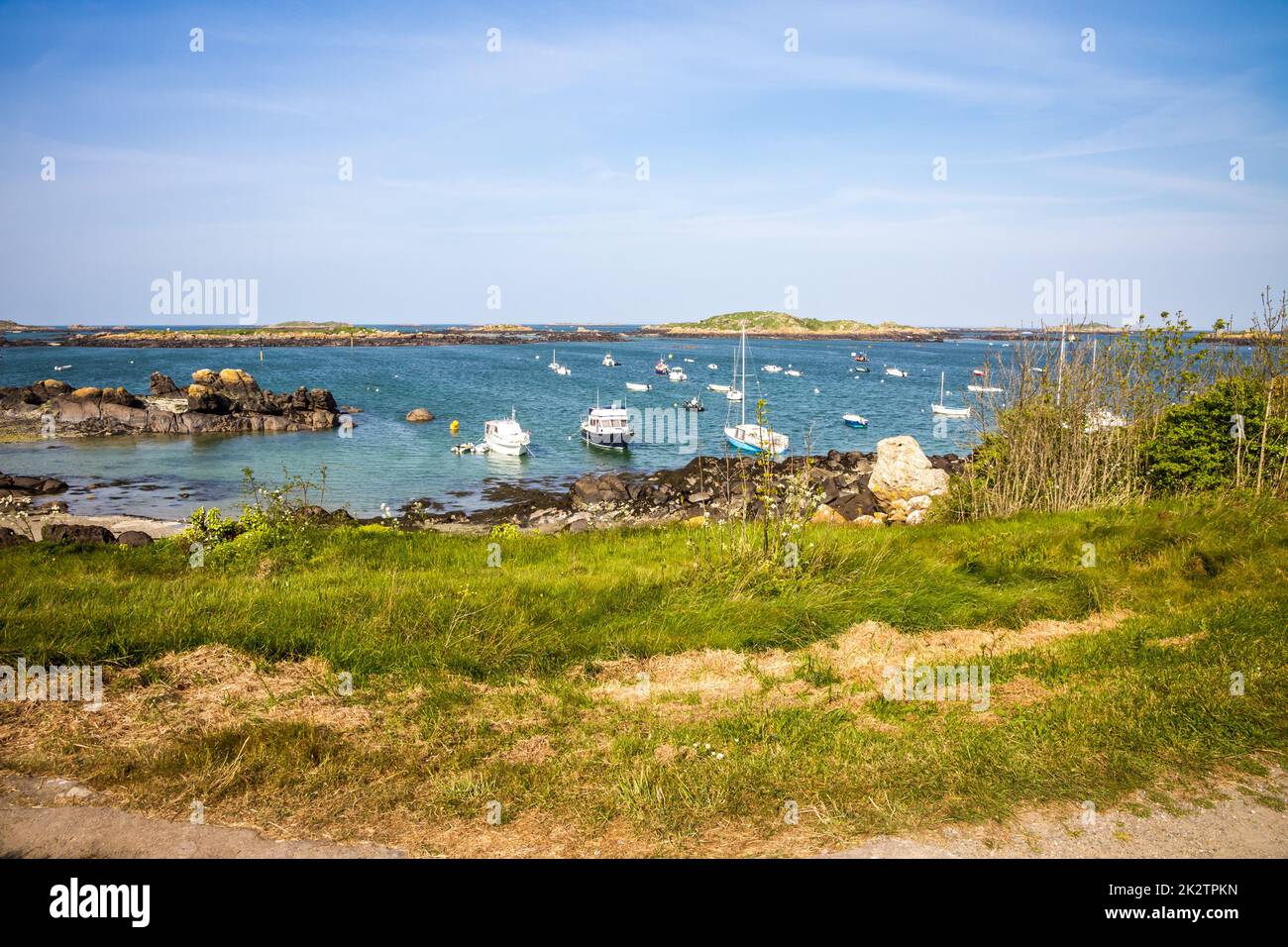 Chausey isola Bretagna, Francia Foto Stock