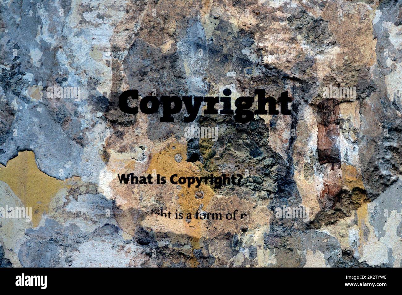 Copyright Foto Stock
