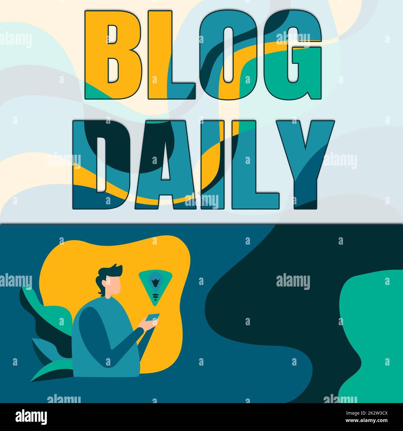Blog Daily di didascalia concettuale. Concetto significato Daily posting di qualsiasi evento via Internet o media strumenti uomo d'affari utilizzando il telefono cellulare facendo piani realizzazione ultimi obiettivi. Foto Stock Blog Daily di didascalia concettuale. Concetto significato Daily posting di qualsiasi evento via Internet o media strumenti uomo d'affari utilizzando il telefono cellulare facendo piani realizzazione ultimi obiettivi. Foto Stock