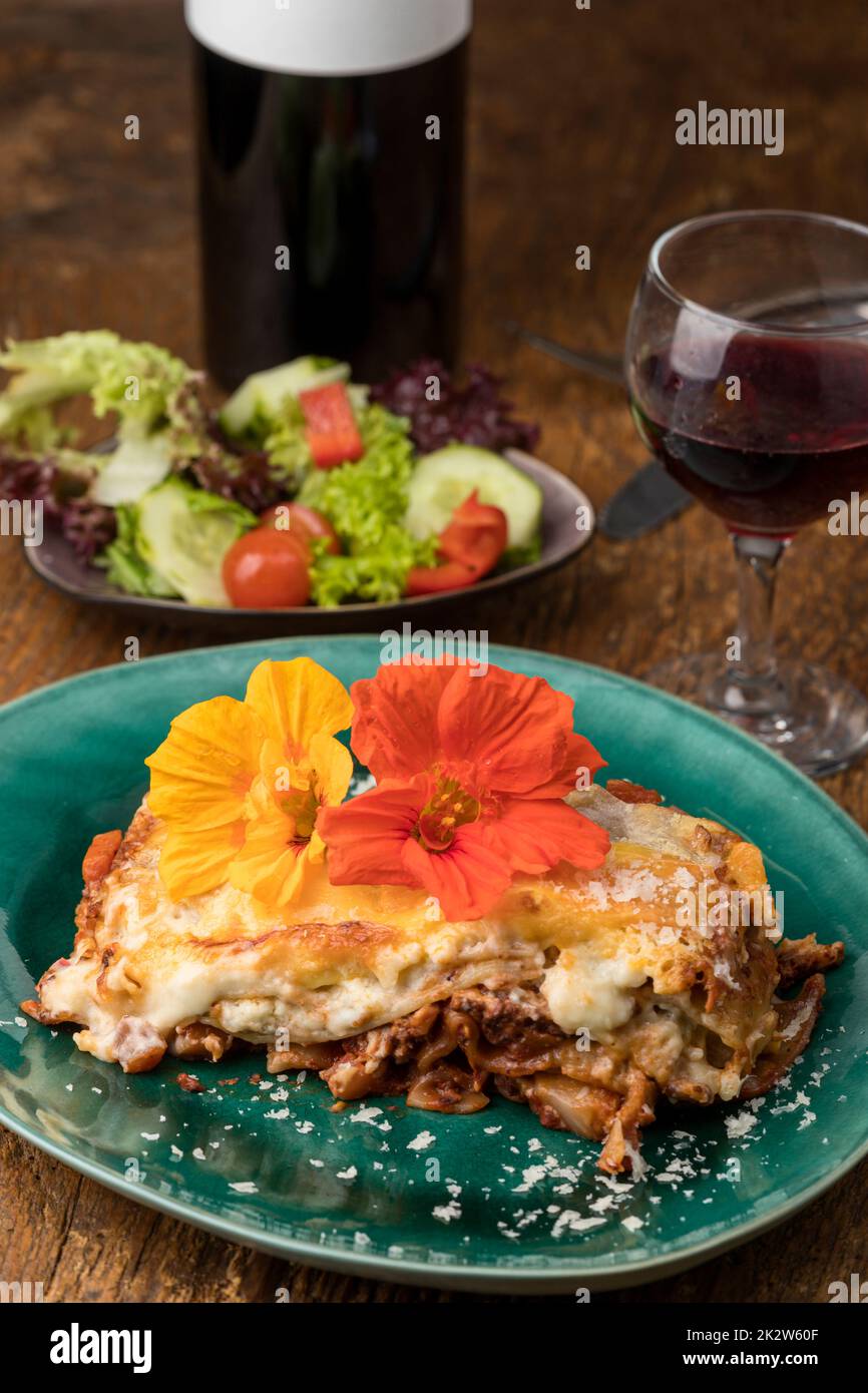 Lasagne Foto Stock