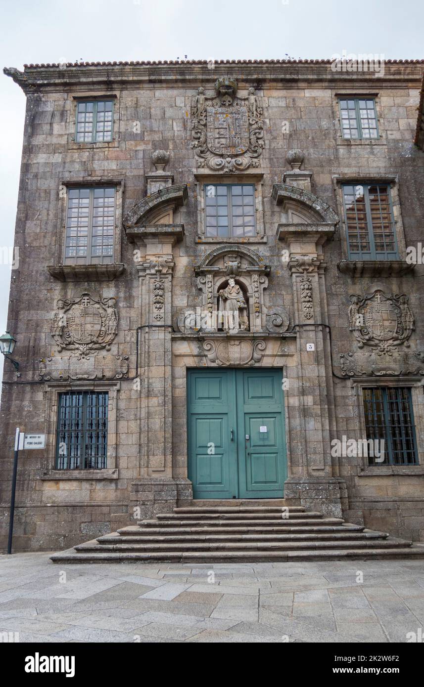 Chiesa di Santo Domingo de Bonaval a Santiago de Compostela, Spagna Foto Stock