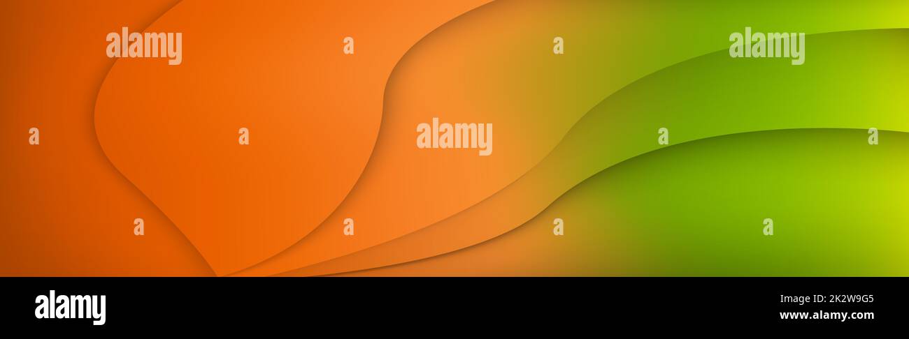 Panoramica astratta web sfondo rosso arancio gradiente - vettore Foto Stock