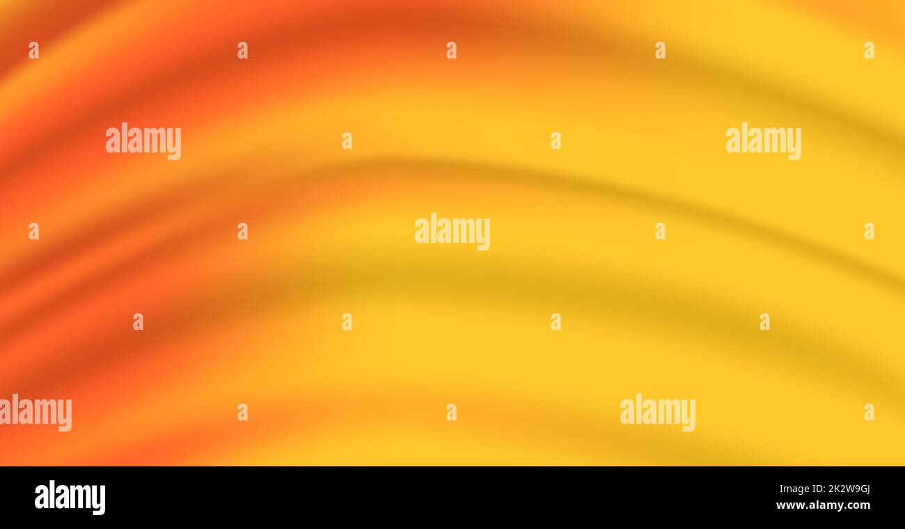 Panoramica sfondo giallo arancione astratto web template - Vector Foto Stock