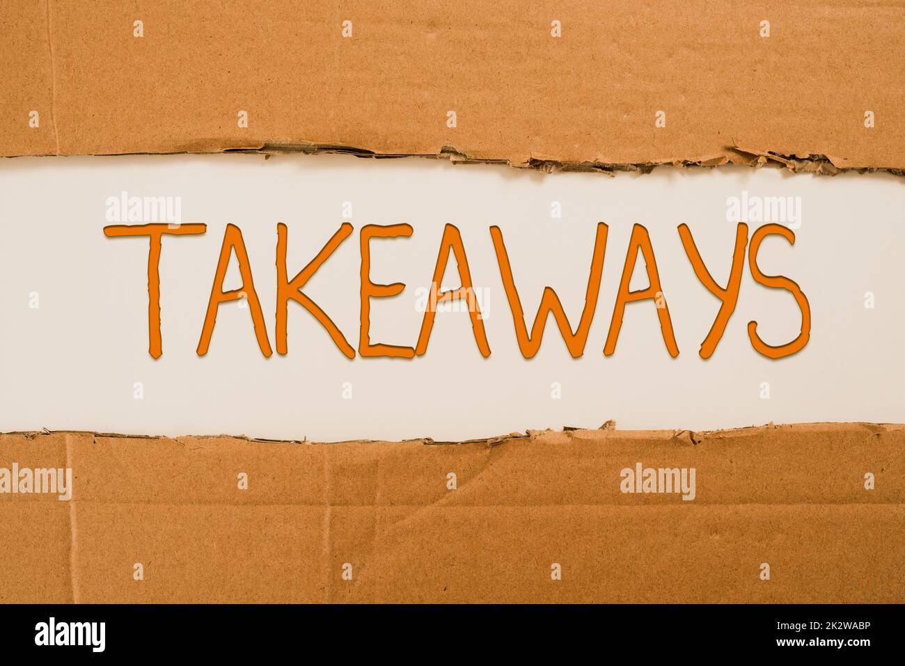 Testo scritto a mano Takeaways. Internet Concept un atto o un'istanza di dare qualcosa da voi a qualcuno -48072 Foto Stock