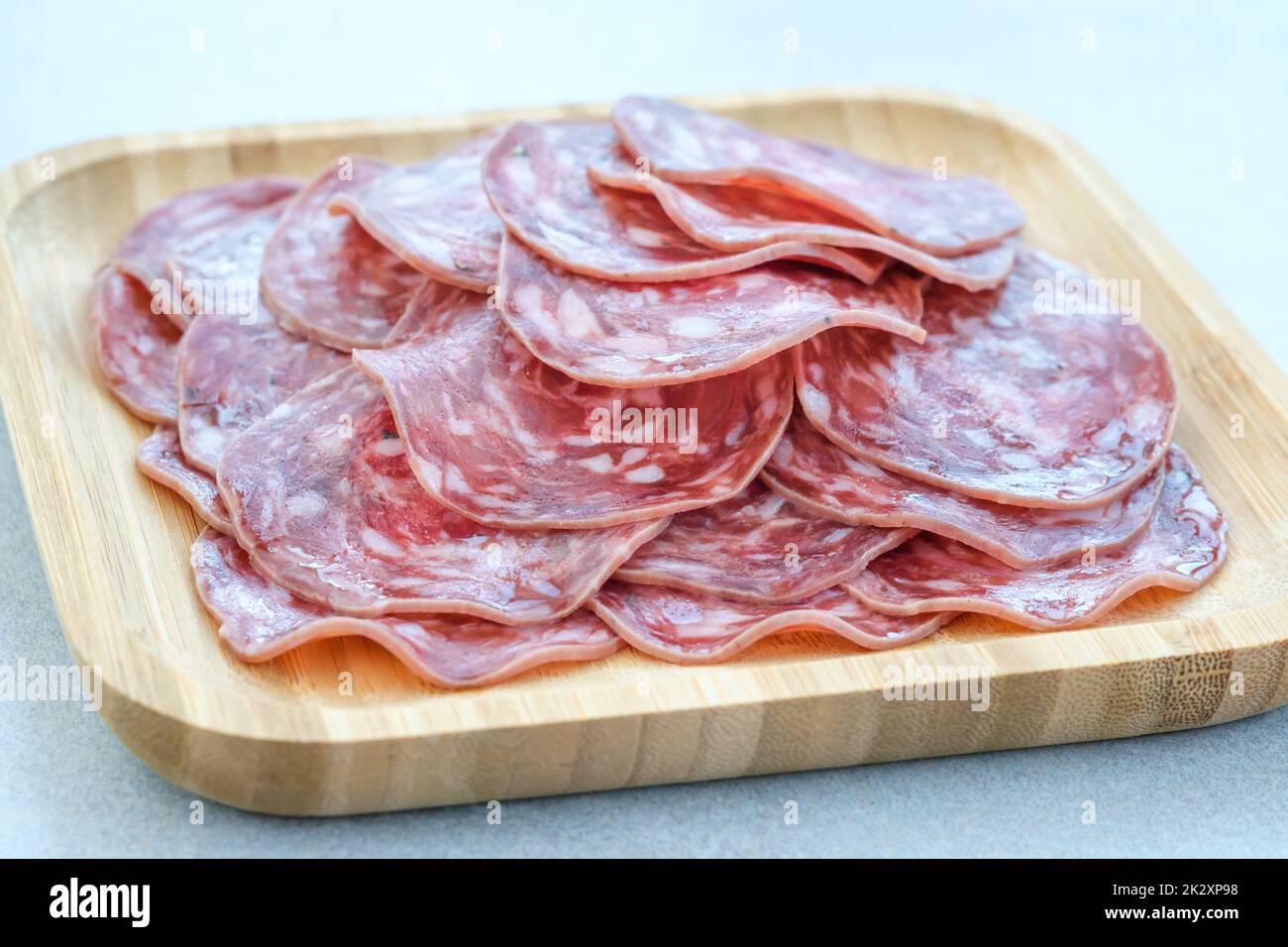 Salchichon salame salsiccia Foto Stock