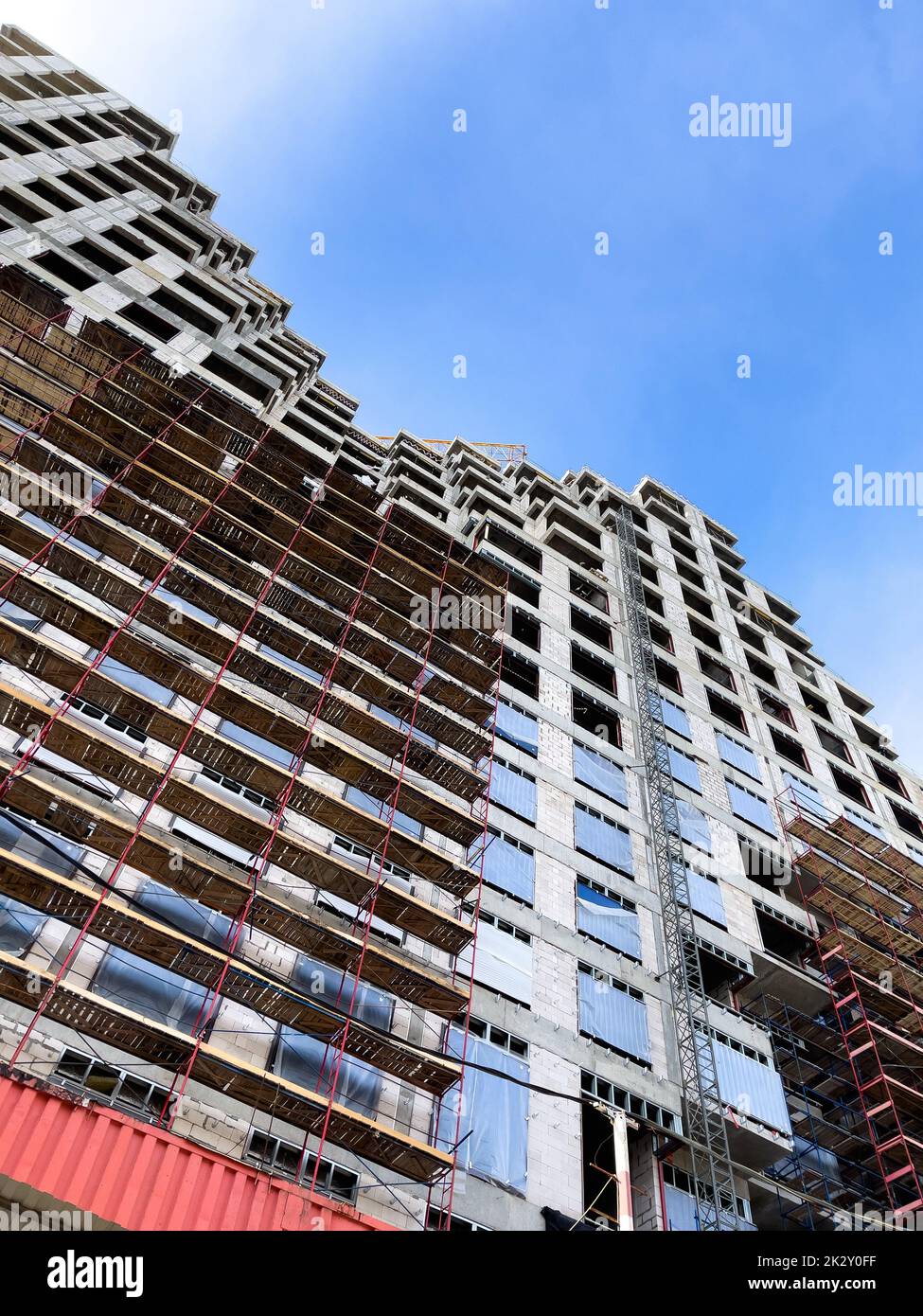 Cantiere e sviluppo in città Foto Stock