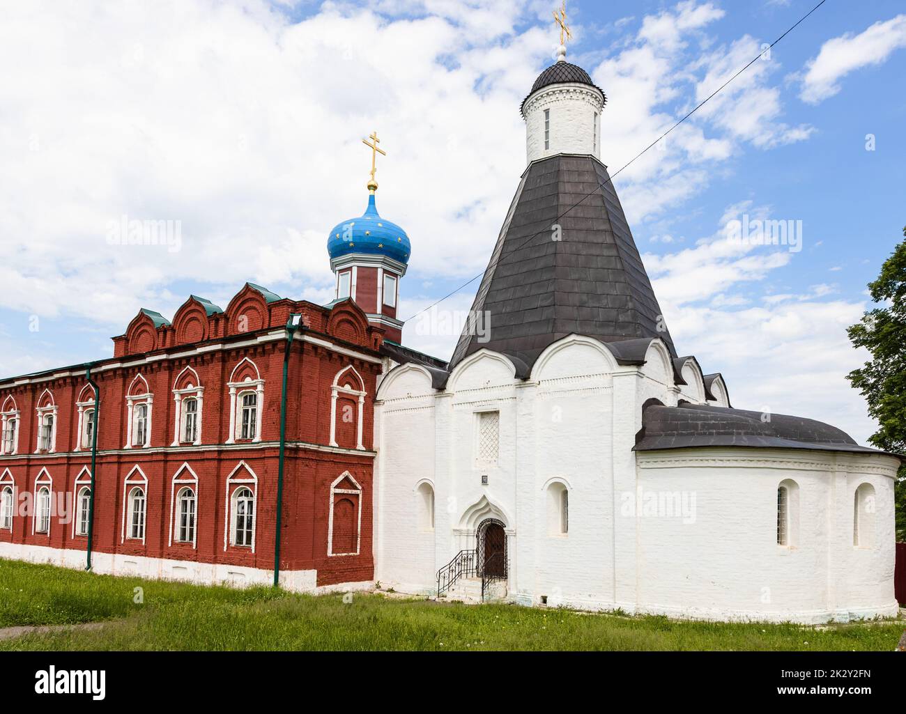 Uspenskaya Chiesa nel monastero nella città di Kolomna Foto Stock