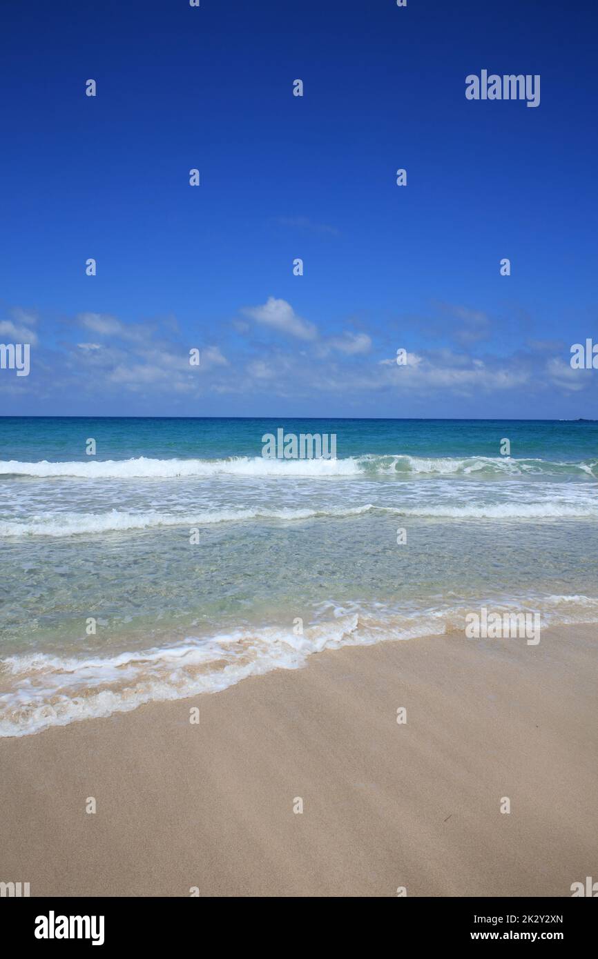 Falassarna spiaggia blu laguna creta isola estate 2020 covid-19 vacanze moderne stampe di alta qualità Foto Stock