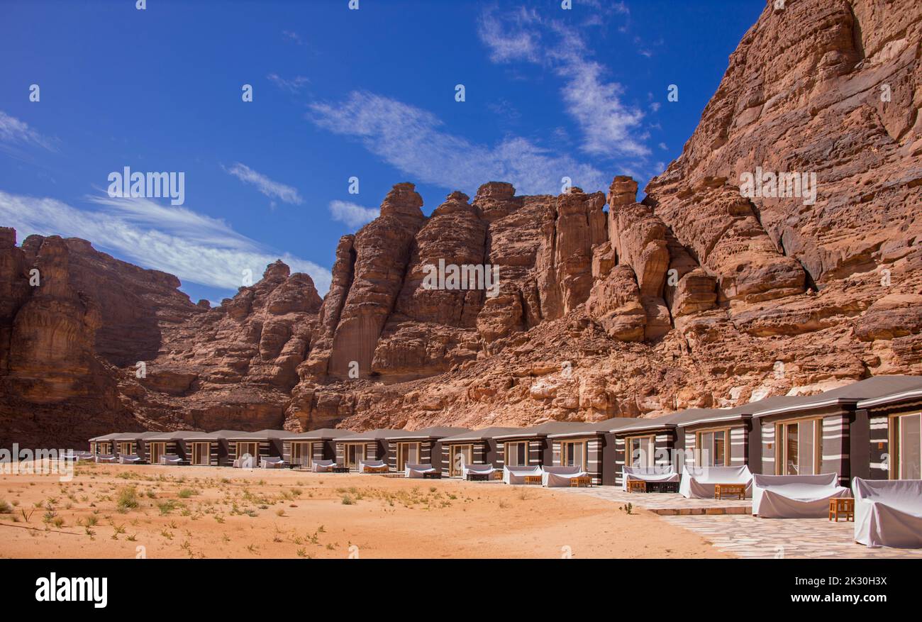 Shaden Resort Hotel al Ula Arabia Saudita Foto Stock