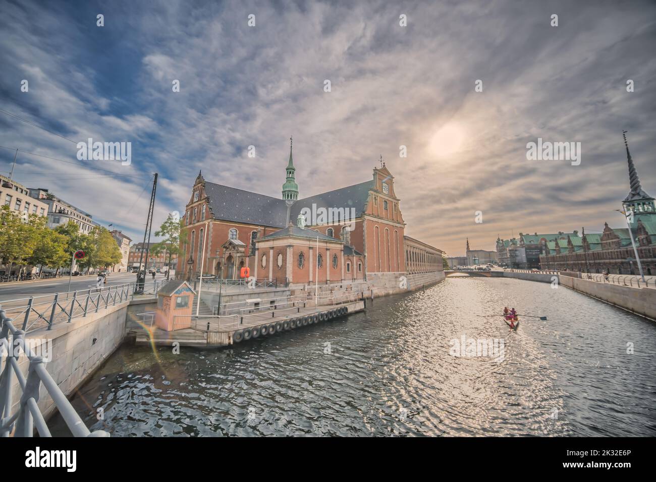 Chiesa di Holmens nel centro di Copenhagen, Danimarca Foto Stock