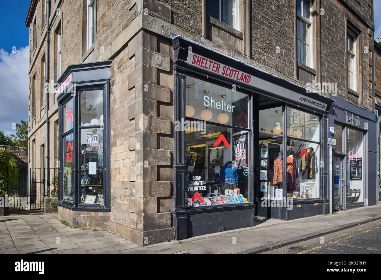 Edimburgo Scozia, Regno Unito 23 settembre 2022. Vista generale di Shelter Scotland, Morningside. Credit sst/alamy live news Foto Stock