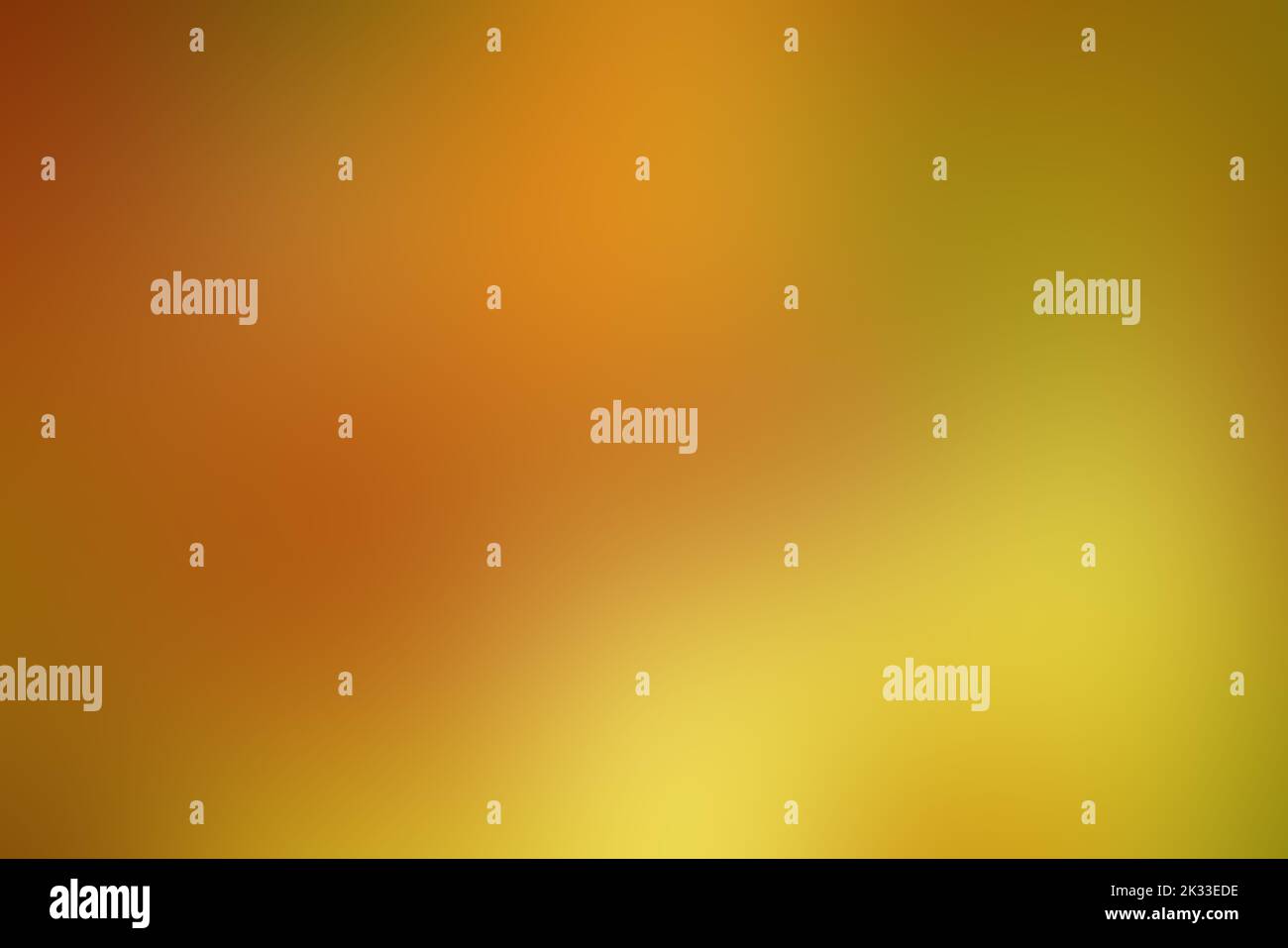 Sfondo di colore sfumato tenue nei colori autunnali. Sfondo giallo arancio sfumato. Luce dorata sfumata. Sfondo astratto in colori dorati per yo Foto Stock