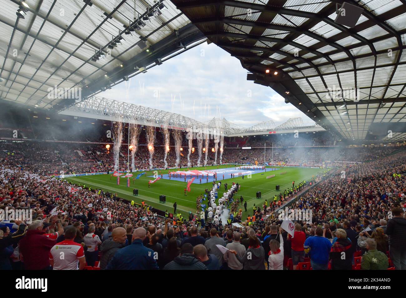 2022 Grand Final, St Helens / Leeds Rhinos Manchester, Old Trafford, Regno Unito 18:00 Kick Off €24.09.2022 Credit: Craig Cresswell/Alamy Live News Foto Stock