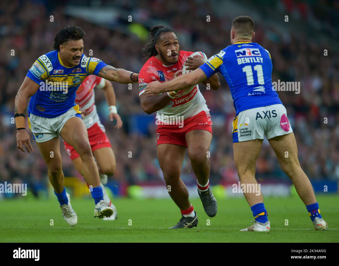 2022 Grand Final, St Helens / Leeds Rhinos Manchester, Old Trafford, Regno Unito 18:00 Kick Off €24.09.2022 Credit: Craig Cresswell/Alamy Live News Foto Stock