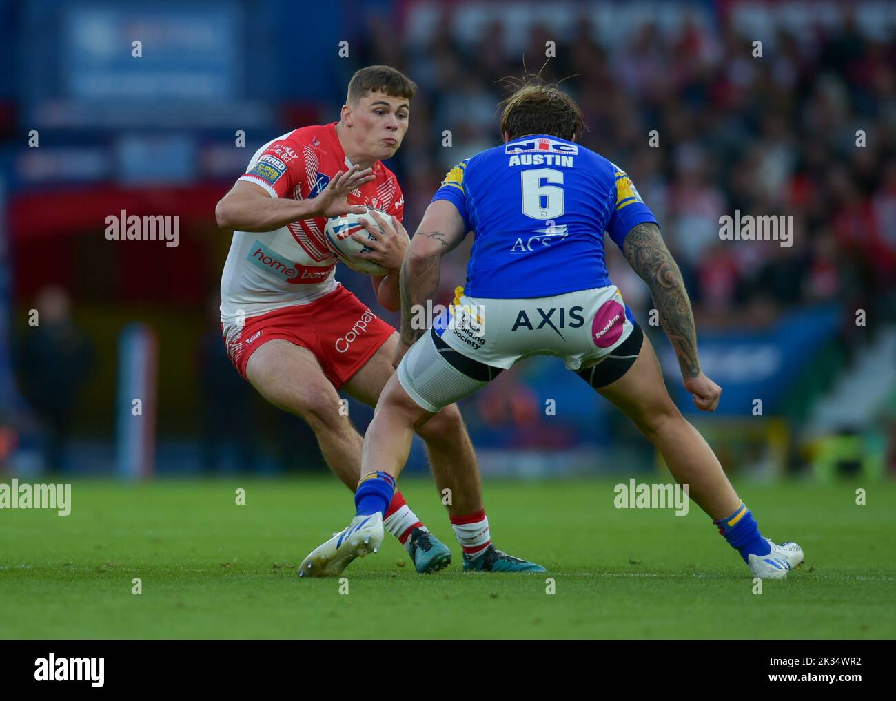 2022 Grand Final, St Helens / Leeds Rhinos Manchester, Old Trafford, Regno Unito 18:00 Kick Off €24.09.2022 Credit: Craig Cresswell/Alamy Live News Foto Stock