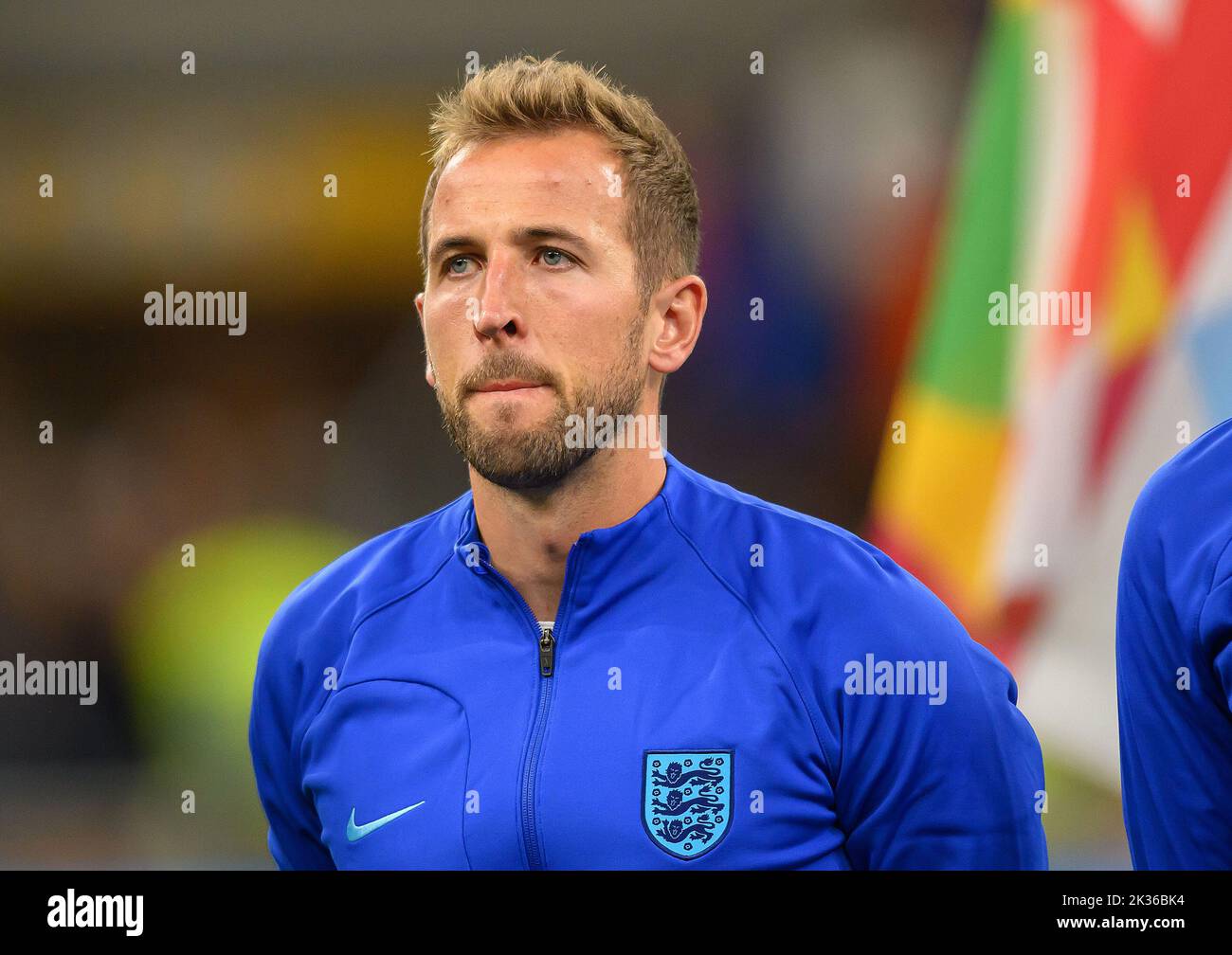 23 set 2022 - Italia / Inghilterra - UEFA Nations League - Gruppo 3 - Harry Kane di San Siro in Inghilterra durante la partita della UEFA Nations League contro l'Italia. Foto : Mark Pain / Alamy Live News Foto Stock